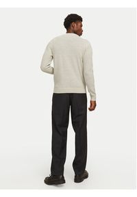 Jack & Jones - Jack&Jones Sweter Craig 12258480 Écru Regular Fit. Materiał: syntetyk #7