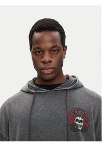Brave Soul Bluza MSS-627PEROXIDE Czarny Relaxed Fit. Kolor: czarny. Materiał: bawełna, syntetyk #4