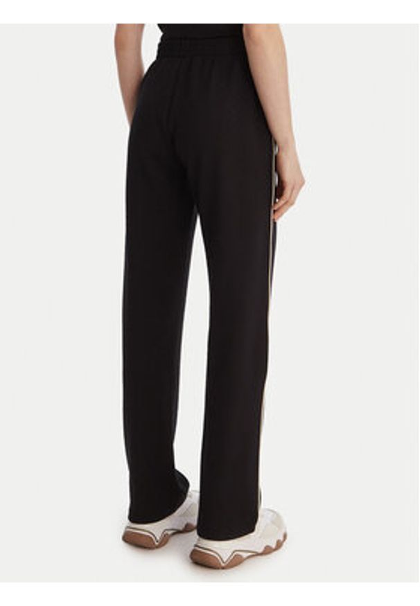 Guess Spodnie dresowe V6GB16 K4777 Czarny Regular Fit. Kolor: czarny. Materiał: syntetyk