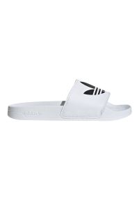 Adidas - Klapki adidas Adilette Lite FU8297 białe czarne. Kolor: wielokolorowy, biały, czarny. Materiał: materiał, syntetyk