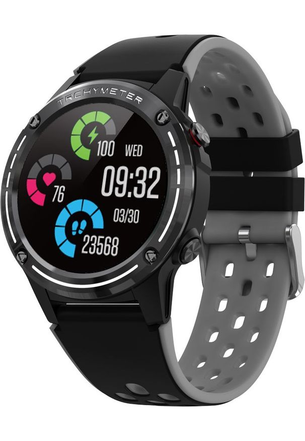 Smartwatch Maxcom Fit FW47 Lite Czarno-szary (ZEG0031). Rodzaj zegarka: smartwatch. Kolor: wielokolorowy, szary, czarny