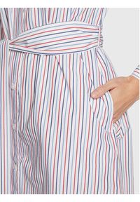 TOMMY HILFIGER - Tommy Hilfiger Sukienka koszulowa WW0WW37116 Biały Regular Fit. Kolor: biały. Materiał: bawełna. Typ sukienki: koszulowe #2