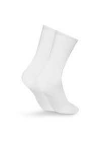Polo Ralph Lauren Skarpety długie 455918021001 Biały. Kolor: biały. Materiał: materiał, bawełna