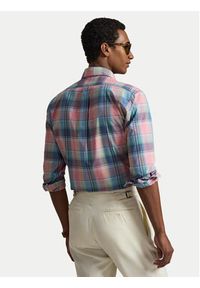 Polo Ralph Lauren Koszula 710P06020006 Różowy Custom Fit. Typ kołnierza: polo. Kolor: różowy. Materiał: bawełna #2