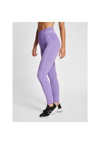 Legging bezszwowa kobieta Hummel Te Christel. Kolor: wielokolorowy, niebieski, fioletowy. Materiał: materiał
