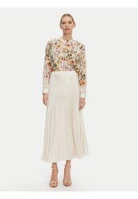 Luisa Spagnoli Koszula Baronessa 541745 Beżowy Regular Fit. Kolor: beżowy. Materiał: jedwab #4