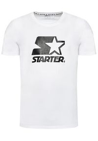 Starter T-Shirt SMG-008-BD Biały Regular Fit. Kolor: biały. Materiał: bawełna #3