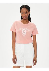 GANT - Gant T-Shirt Logo 4200849 Pomarańczowy Regular Fit. Kolor: pomarańczowy. Materiał: bawełna