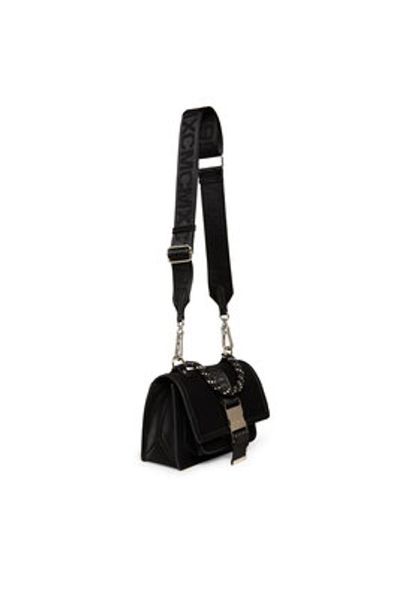 Steve Madden Torebka Bsportz Crossbody SM13000821-02002-BLK Czarny. Kolor: czarny. Materiał: skórzane