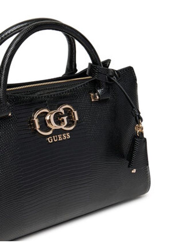 Guess Torebka Salinge HWKG96 24060 Czarny. Kolor: czarny. Materiał: skórzane