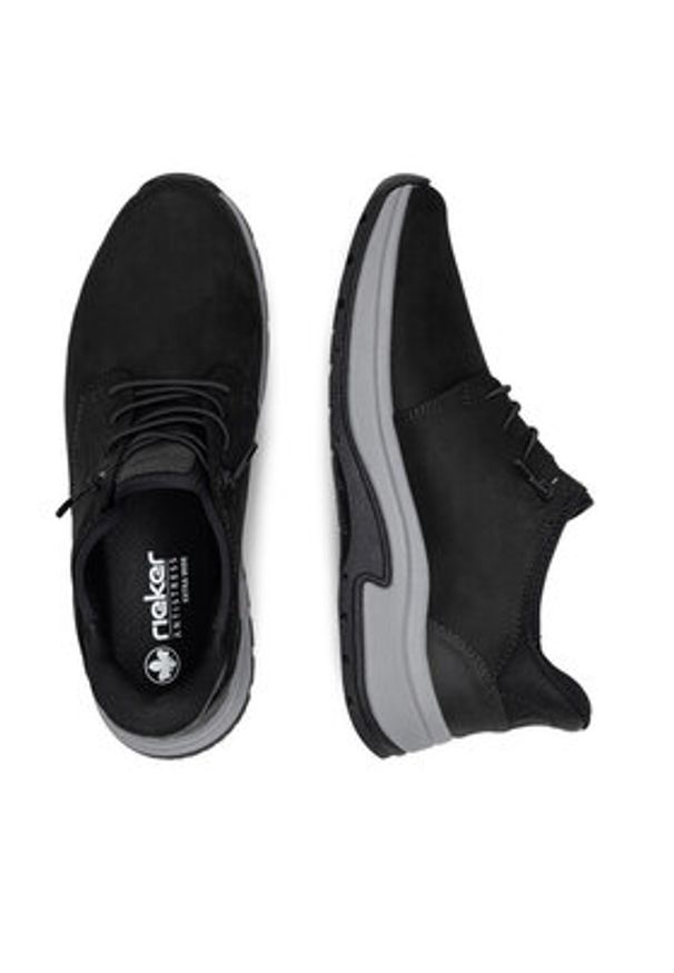 Rieker Sneakersy 11050-00 Czarny. Kolor: czarny. Materiał: skóra