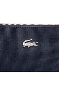 Lacoste Torebka Clutch NF2791AA Granatowy. Kolor: niebieski. Materiał: skórzane