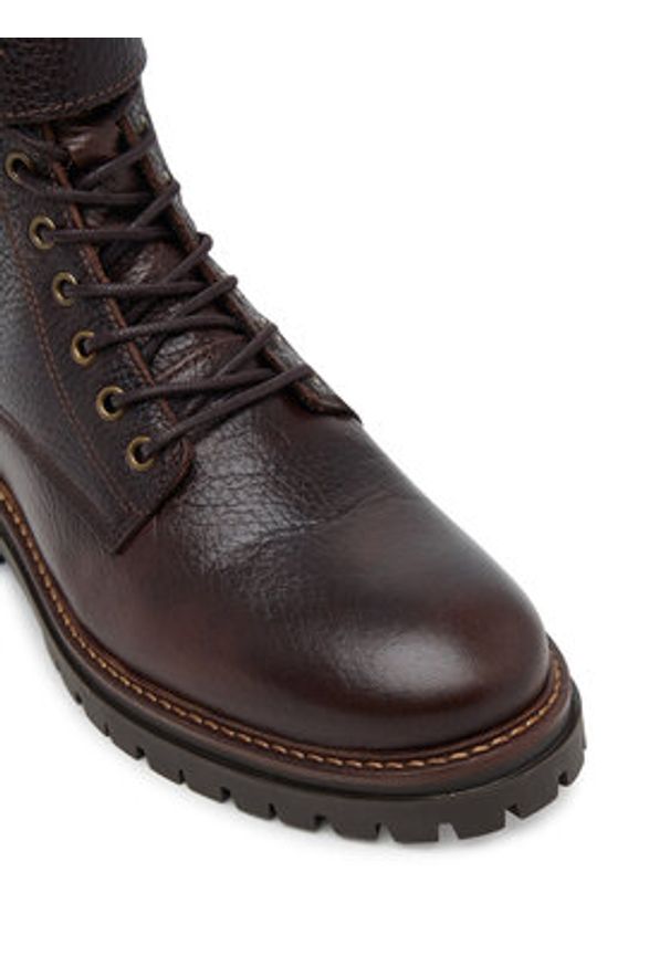 Barbour Trzewiki Heidi LFO0637BR96 Brązowy. Kolor: brązowy. Materiał: skóra