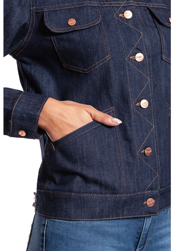 Wrangler - WRANGLER HERITAGE JACKET DAMSKA KURTKA PRZEJŚCIOWA RETRO DRY W405CY041. Styl: retro