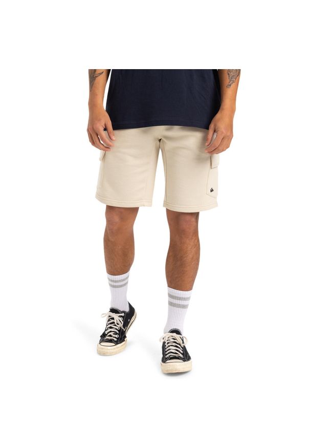 Quiksilver - dla Mężczyzn CARGO Biały. Kolor: biały. Materiał: materiał, poliester, bawełna. Długość: krótkie. Sezon: lato