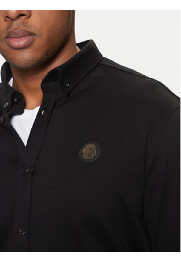 BOSS Koszula 50533163 Czarny Regular Fit. Kolor: czarny. Materiał: bawełna