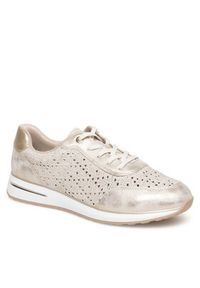 Remonte Sneakersy D1G04-60 Beżowy. Kolor: beżowy. Materiał: materiał #3