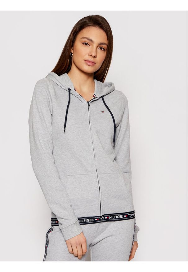 TOMMY HILFIGER - Bluza Tommy Hilfiger. Kolor: szary. Materiał: bawełna