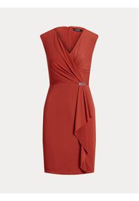 Lauren Ralph Lauren Sukienka koktajlowa 253906356003 Czerwony Regular Fit. Kolor: czerwony. Materiał: syntetyk. Styl: wizytowy #4