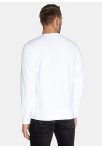 Bluza męska Champion Organic Cotton Blend Script Logo (216471-WW001). Kolor: biały. Materiał: materiał. Styl: sportowy, elegancki