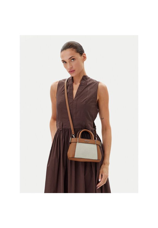 Torebka Guess. Kolor: brązowy