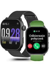 Gravity - Zegarek SMARTWATCH GRAVITY GT28-4 BK/BK/GN. Rodzaj zegarka: smartwatch