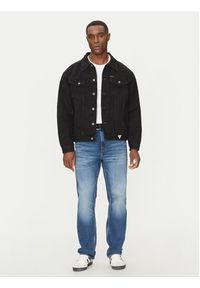Guess Jeans Kurtka jeansowa M4BN38 D5EK2 Czarny Regular Fit. Kolor: czarny. Materiał: bawełna #5