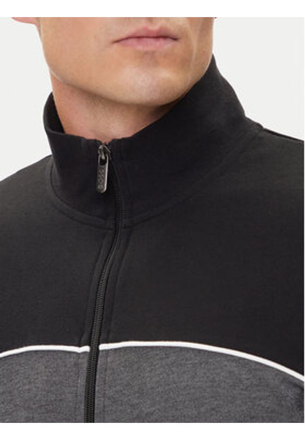 BOSS Bluza 50545567 Czarny Regular Fit. Kolor: czarny. Materiał: bawełna