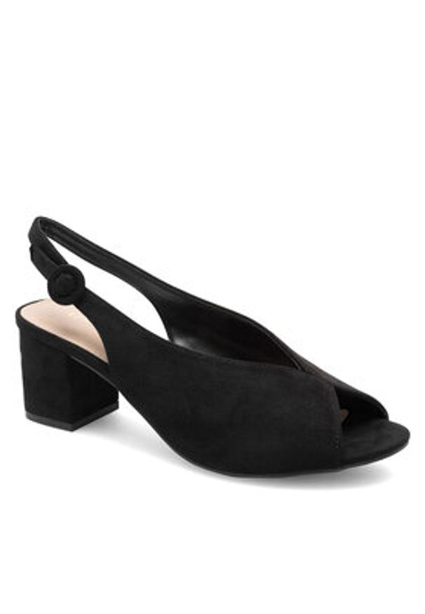 Clara Barson Sandały LS6019-01 Czarny. Kolor: czarny. Materiał: materiał