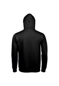 SOL'S - Męska Bluza Z Kapturem Spencer. Typ kołnierza: kaptur. Kolor: czarny