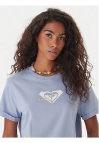 Roxy T-Shirt Oceanregular ERJZT06078 Niebieski Regular Fit. Kolor: niebieski. Materiał: bawełna #7