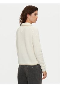 Tommy Jeans Sweter DW0DW19833 Écru Regular Fit. Materiał: wełna #3