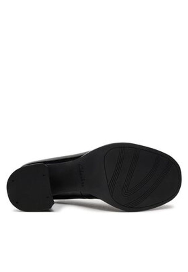 Clarks Czółenka Zoya85 Court 26176364 Czarny. Kolor: czarny. Materiał: skóra, lakier