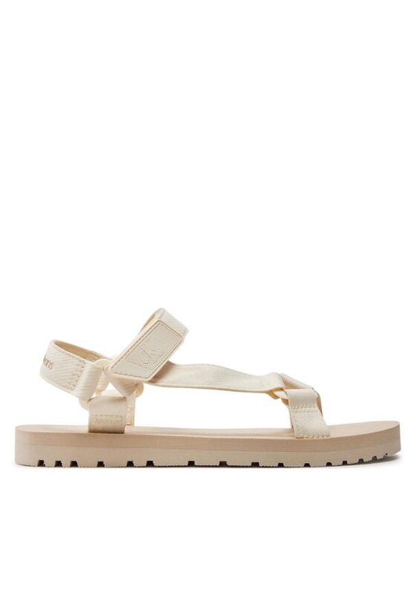 Calvin Klein Jeans Sandały Sandal Velcro Rp In Btw YM0YM00944 Écru