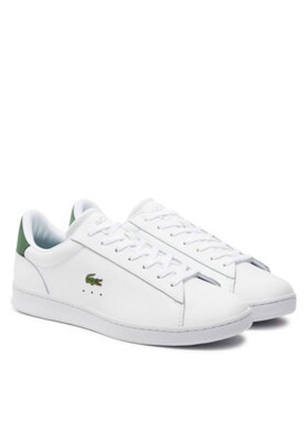 Lacoste Sneakersy 748SMA0011 Biały. Kolor: biały. Materiał: skóra