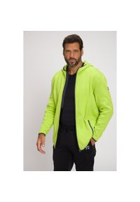 JAY-PI - Męska Sweter na polarze Odzież narciarska kaptur suwak. Kolekcja: plus size. Kolor: wielokolorowy, żółty, zielony. Materiał: poliester, materiał. Sezon: zima. Sport: narciarstwo #1