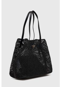 Guess torebka kolor czarny. Kolor: czarny. Rodzaj torebki: na ramię #4