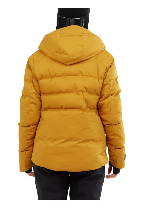 FUNDANGO - Damska kurtka narciarska Fundango Elyra Padded. Kolor: brązowy. Długość: krótkie. Sport: narciarstwo