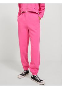 JJXX Spodnie dresowe Abbie 12223960 Różowy Loose Fit. Kolor: różowy. Materiał: dresówka, bawełna