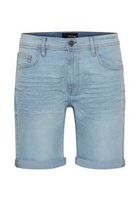 Blend Szorty jeansowe 20715206 Niebieski Regular Fit. Kolor: niebieski. Materiał: bawełna #8