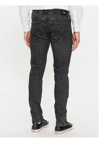 Pepe Jeans Jeansy PM207388 Czarny Slim Fit. Kolor: czarny