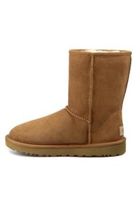 Ugg Śniegowce W Classic Short II 1016223 Brązowy. Kolor: brązowy. Materiał: skóra #9