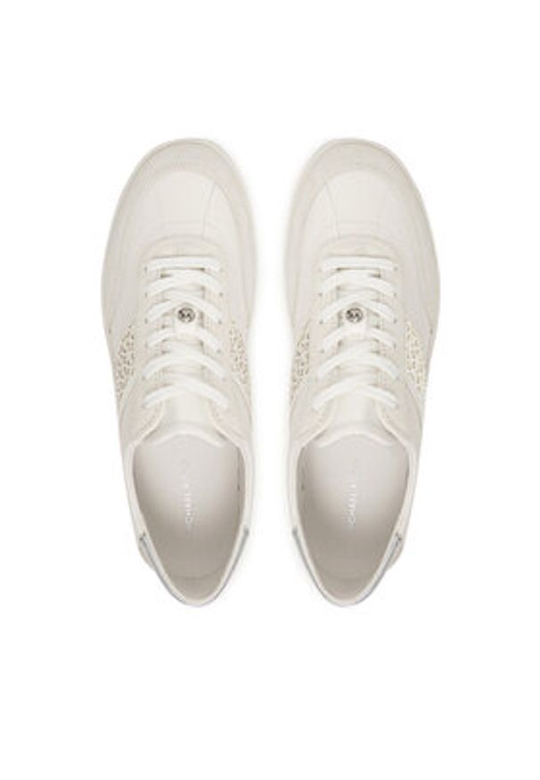 MICHAEL Michael Kors Sneakersy Kaycee 43S6KCFS1L Biały. Kolor: biały. Materiał: skóra