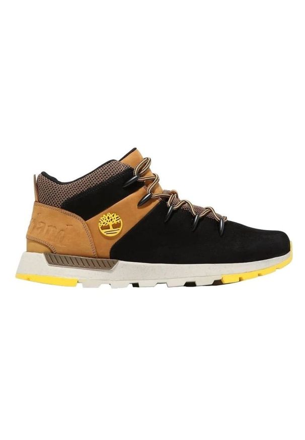 Buty Timberland Sprint Trekker Mid M TBOA5YHK0151 czarne. Okazja: na co dzień. Zapięcie: sznurówki. Kolor: czarny. Materiał: materiał, skóra, guma. Szerokość cholewki: normalna. Sport: bieganie