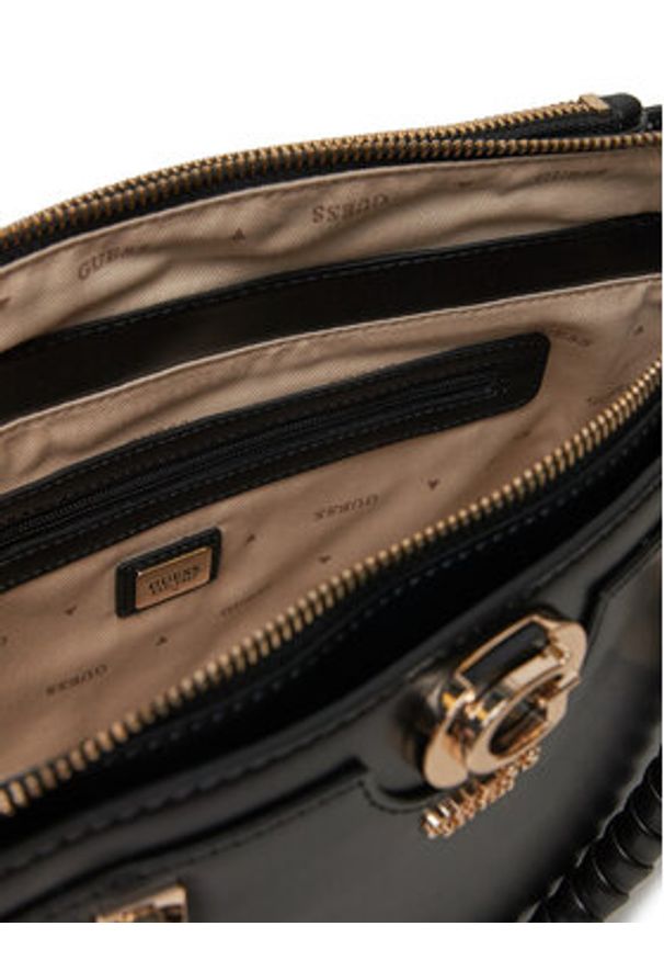 Guess Torebka HWVG95 31060 Czarny. Kolor: czarny. Materiał: skórzane