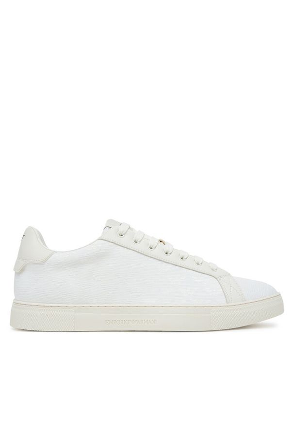 Sneakersy Emporio Armani. Kolor: biały