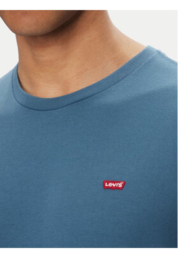 Levi's® T-Shirt Original Housemark 56605-0279 Niebieski Standard Fit. Kolor: niebieski. Materiał: bawełna