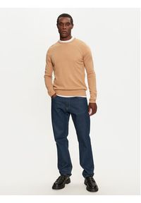 Brave Soul Sweter MK-230PARSEC6 Beżowy Regular Fit. Kolor: beżowy. Materiał: syntetyk #5