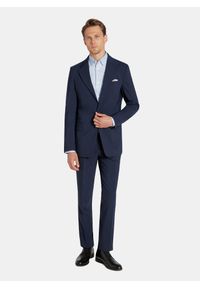 Pako Lorente - PAKO LORENTE – Spodnie ganiturowe z wełną. Materiał: wełna. Wzór: gładki. Styl: elegancki #4