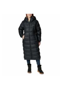 columbia - Płaszcz Zimowy Puchowy Damski Columbia Pike Lake II Long Jacket. Kolor: czarny. Materiał: puch. Sezon: zima #1